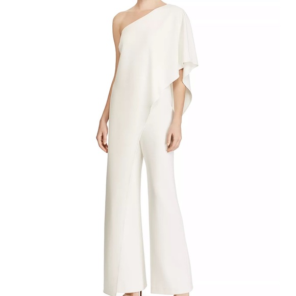 Lauren Ralph Lauren Pants - Lauren Ralph Lauren Tiered One-Shoulder Jumpsuit